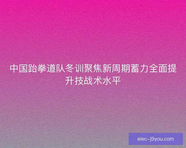 中国跆拳道队冬训聚焦新周期蓄力全面提升技战术水平